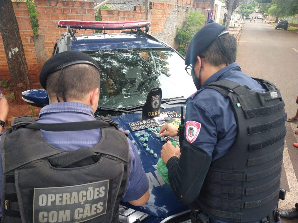 Canil da Guarda Municipal de Londrina realiza apreensão de drogas