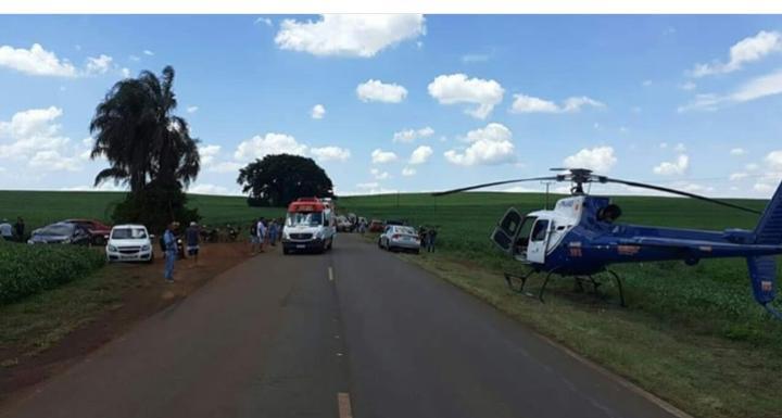 PRE atende grave acidente na PR-445 entre Londrina e Bela Vista do Paraíso
