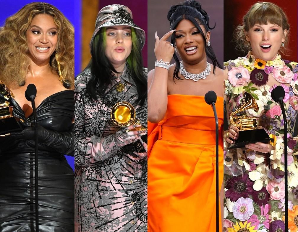 Grammy 2021: Beyoncé bate recorde,Taylor Swift e Billie Eilish levam prêmios principais