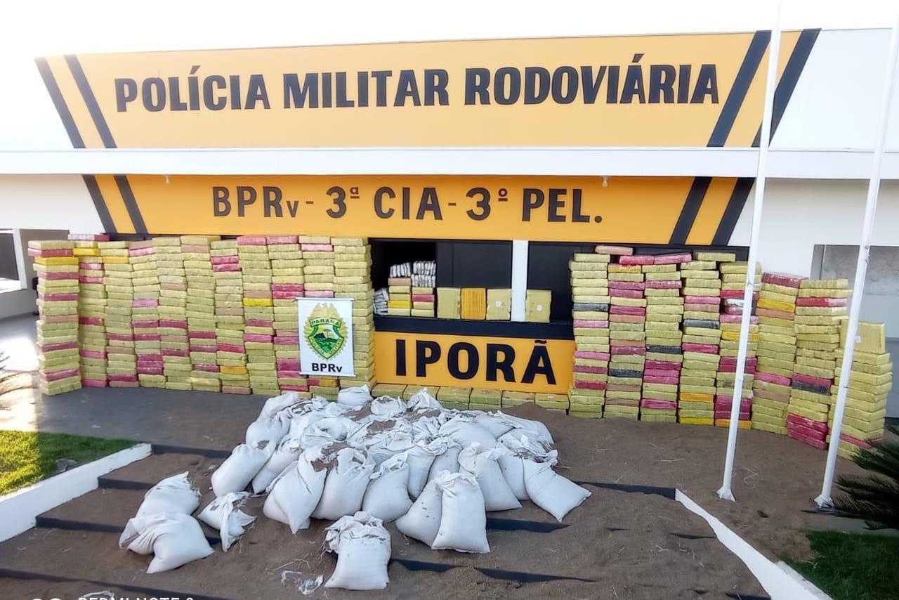 Polícia apreende 4,7 toneladas de maconha em carga de sementes