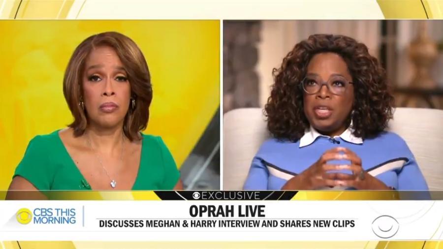 Racismo contra Meghan não partiu da rainha ou de Philip, diz Oprah
