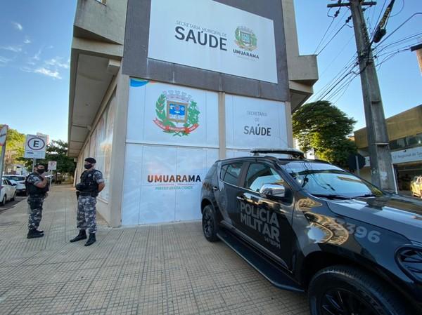 Gaeco deflagra operação em Umuarama para investigar desvio de verbas do Fundo Municipal de Saúde