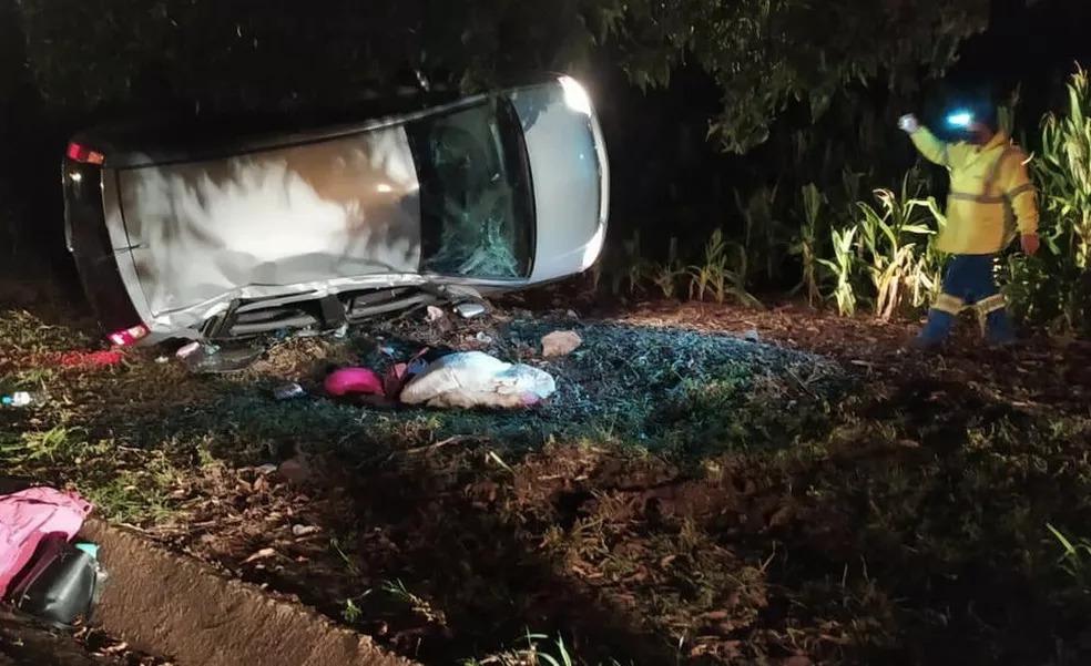 Criminosos se passam por policiais, abordam motorista e causa acidente em Engenheiro Beltrão