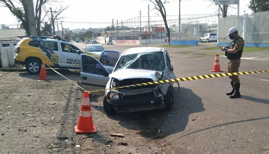 Homem atropela e mata ex-companheira, tenta fugir, mas é perseguido em Curitiba