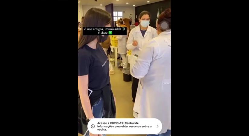 Estudante flagra seringa vazia durante vacinação contra a Covid-19, em Umuarama