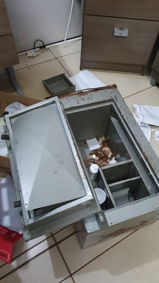 Bandidos fazem a limpa em posto de gasolina no município de Entre Rios do Oeste; Prejuízo passa de R$10.000,00