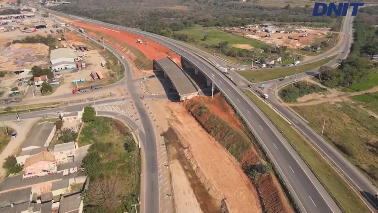 DNIT avança nas obras de duplicação do Contorno de Pelotas no Rio Grande do Sul