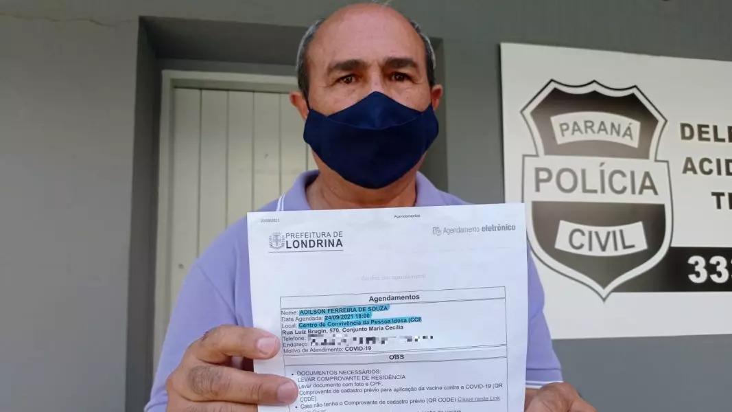 Em Londrina, homem vai tomar a segunda dose da vacina e descobre que 'xará' recebeu em seu lugar
