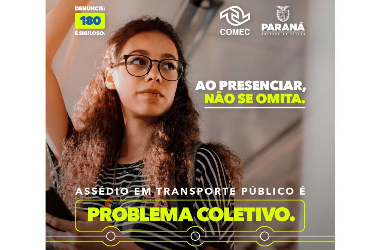Estado lança campanha de combate ao assédio no transporte coletivo