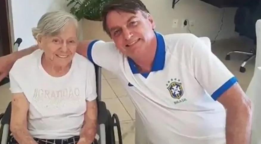 Aos 94 anos, mãe do Presidente Jair Bolsonaro morre no interior de São Paulo