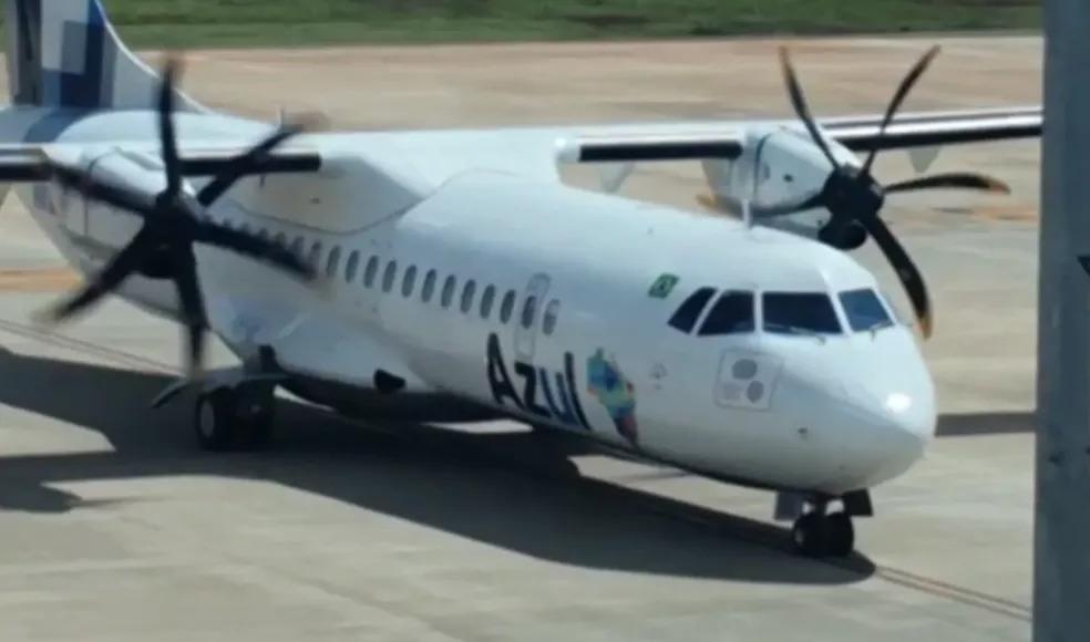 Avião aterrissa em Maringá com uma hora de atraso por falta de funcionamento do trem de pouso