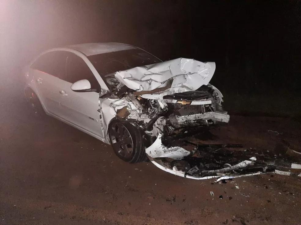 Acidente com dois veículos em Quedas do Iguaçu termina na morte de um idoso e cinco pessoas feridas