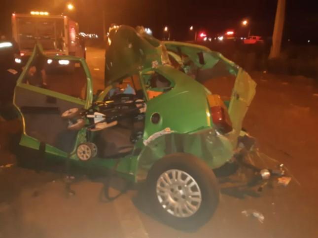 Quatro pessoas morrem em acidente na BR-277 em Foz do Iguaçu, entre as vítimas um bebê de um ano