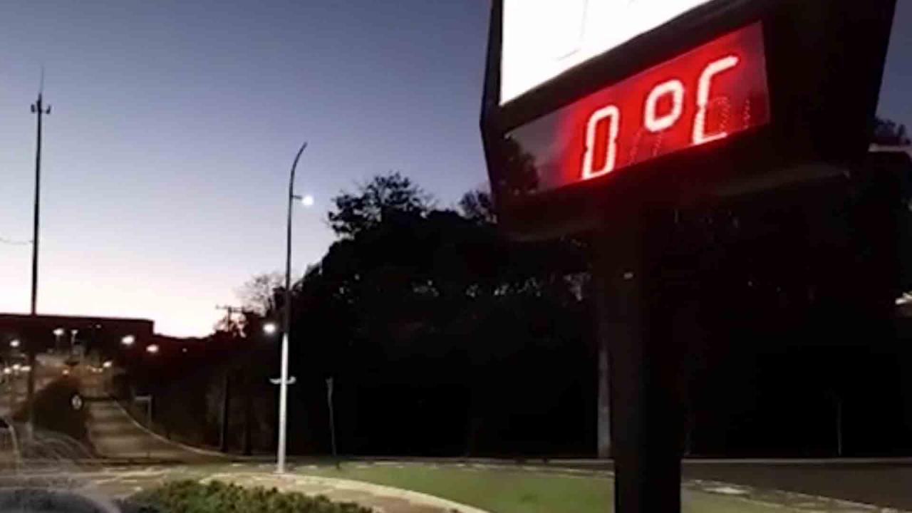 Frio em todo Paraná e sensação térmica de -3°C marca amanhecer em Cascavel