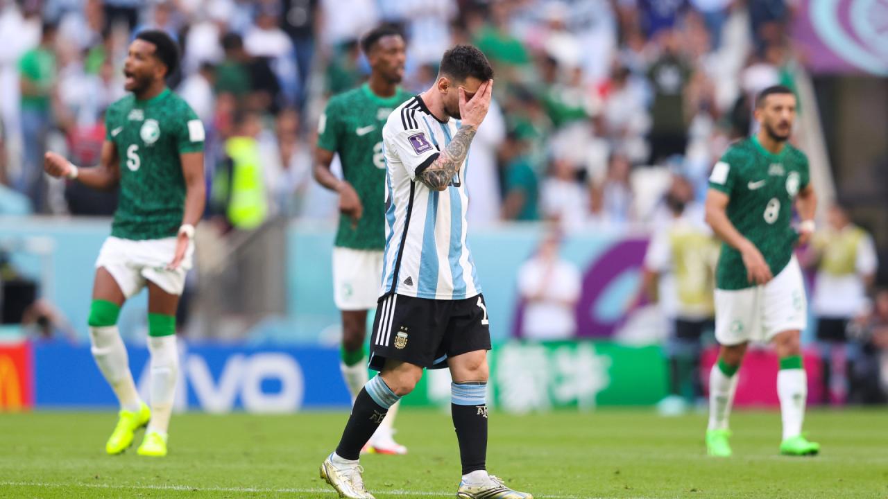 Arábia Saudita ganha de 2 a 0 da Argentina, e torcida abalam em zebra histórica das Copas