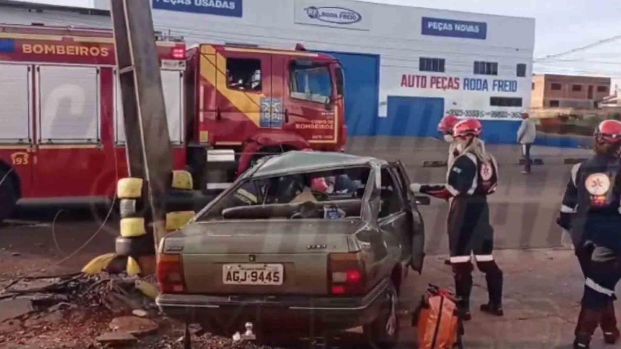 Gravíssimo acidente tira a vida de um jovem de 17 anos na cidade de Campo Mourão na manhã de sábado (11/03)