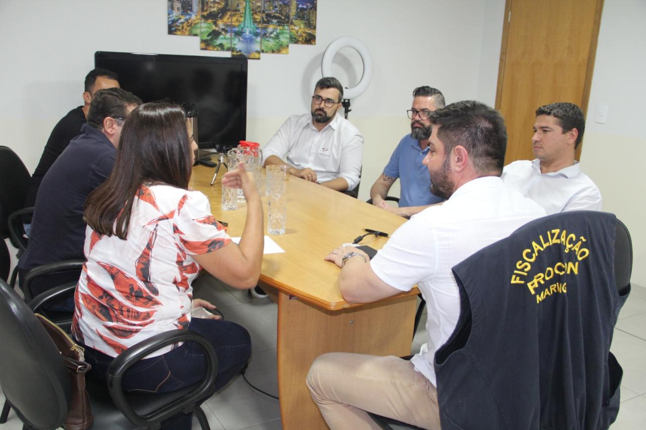 Procon de Maringá em reunião na tarde desta terça feira (28) recebe visita da Sociedade Rural de Maringá (SRM)