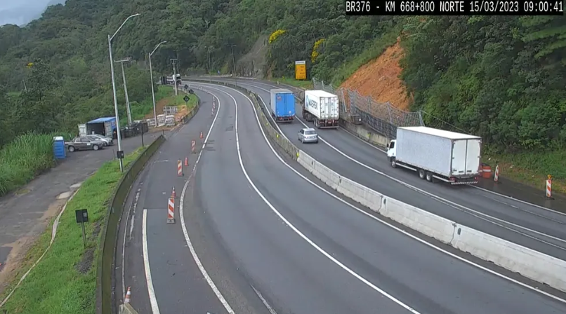 Rodovias no Paraná: Situação da BR-277, da BR-376 e da Estrada da Graciosa nesta quinta (16)