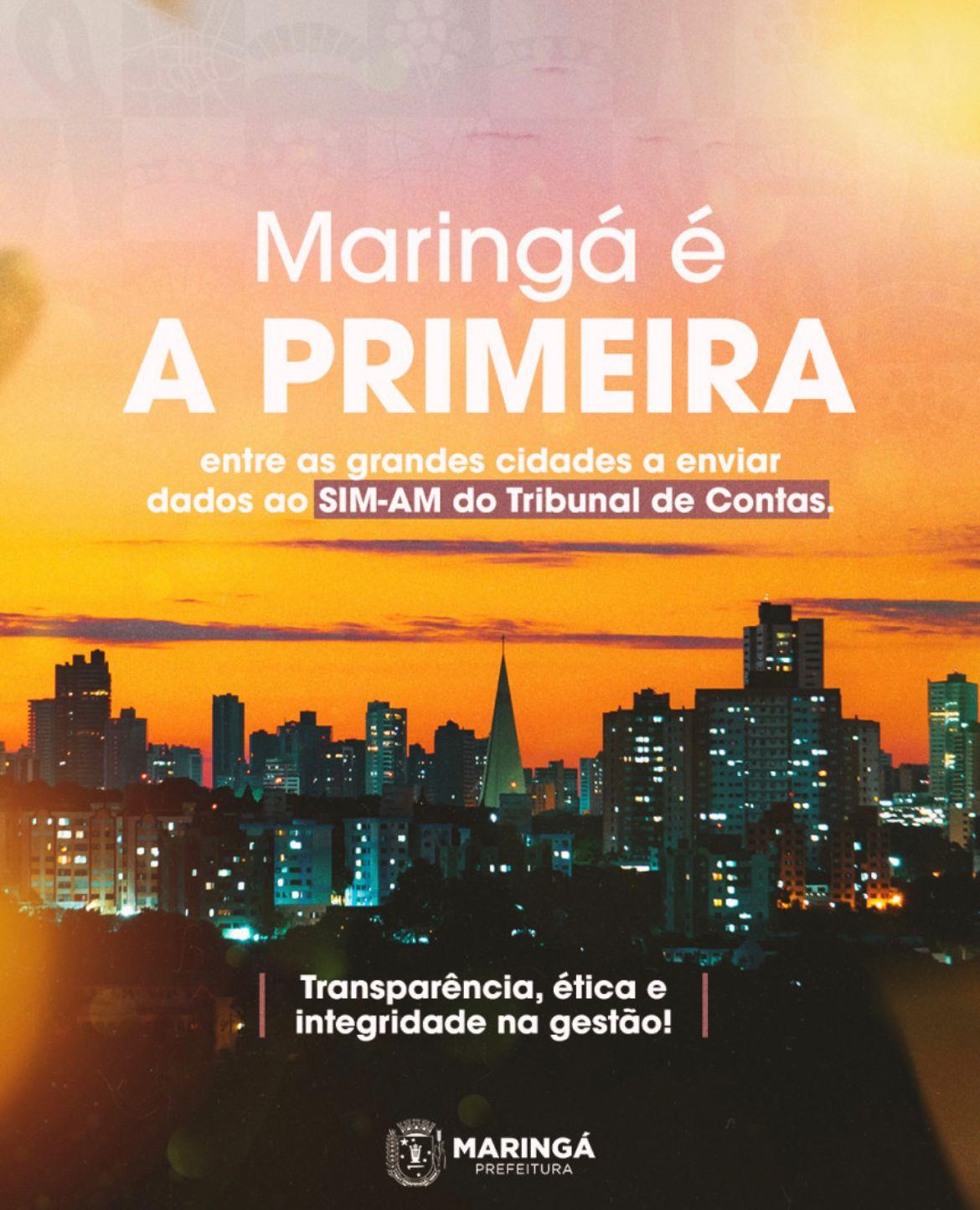 Maringá tem 100% de transparência na avaliação do TCE-PR com todas as contas públicas aprovadas