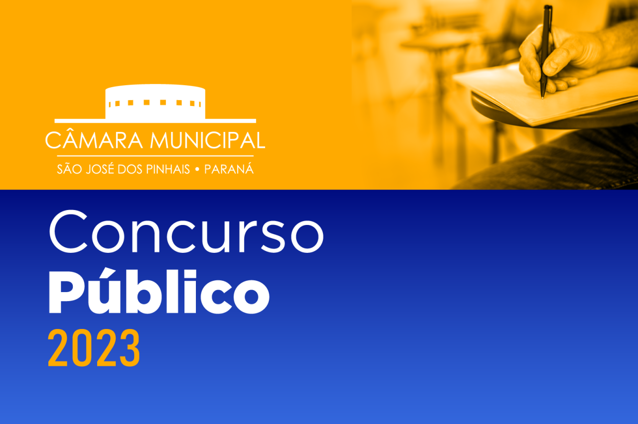 Câmara de São José dos Pinhais divulga edital de abertura para concurso público