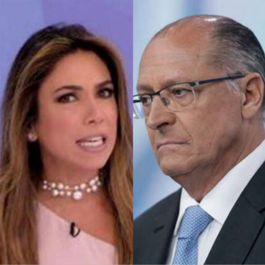 Durante gravação de programa, Patricia Abravanel põe Alckmin em saia justa: 