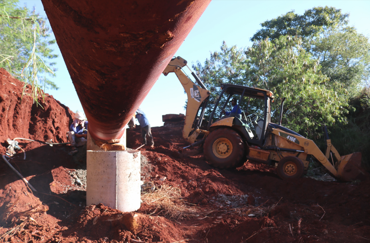 Rede de esgoto em Sarandi avança e chega a cerca de 80% da cidade