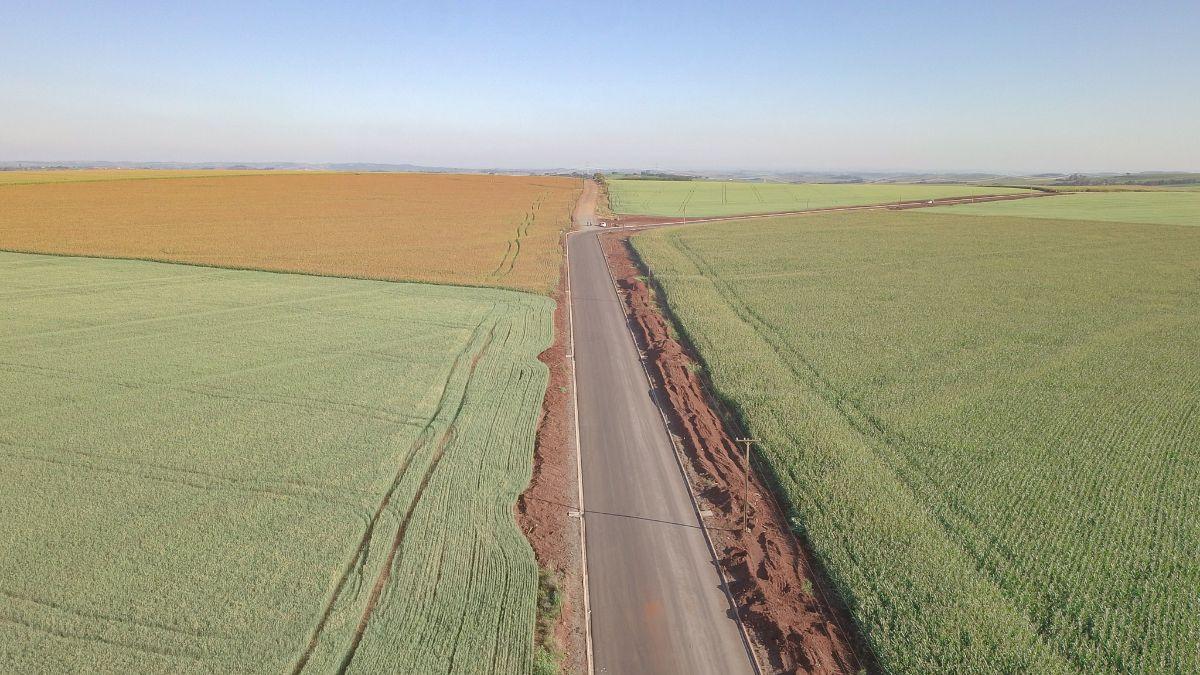 Finalizada obra de pavimentação da estrada Jaguaruna, etapa seguinte será implantação da sinalização