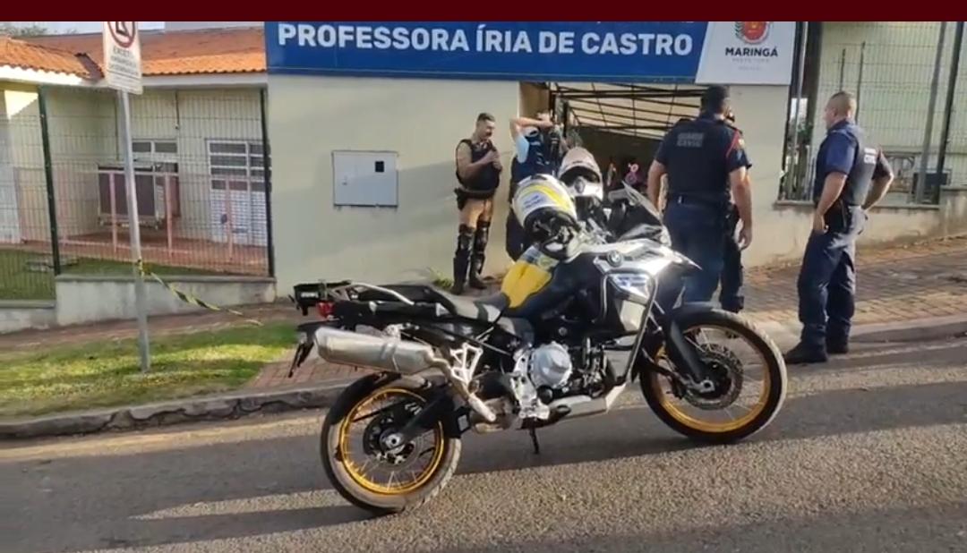 Homem desorientado com faca na mão tenta invadir CMEI em Maringá