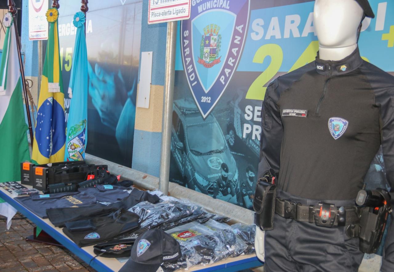 Guarda Civil Municipal de Sarandi apresenta novos uniformes, nova identidade visual e Volpato anuncia avanços na segurança
