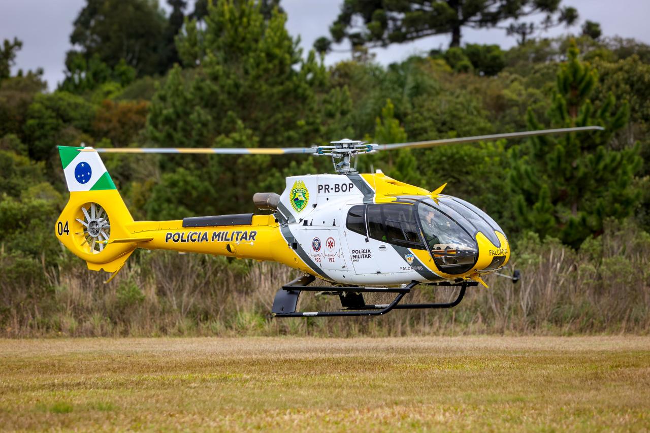 PARANÁ - Projeto Falcão reforça policiamento do Paraná com helicópteros superequipados
