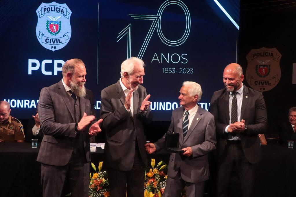 Comemoração dos 170 anos da Polícia Civil do Paraná teve homenagens e reconhecimento