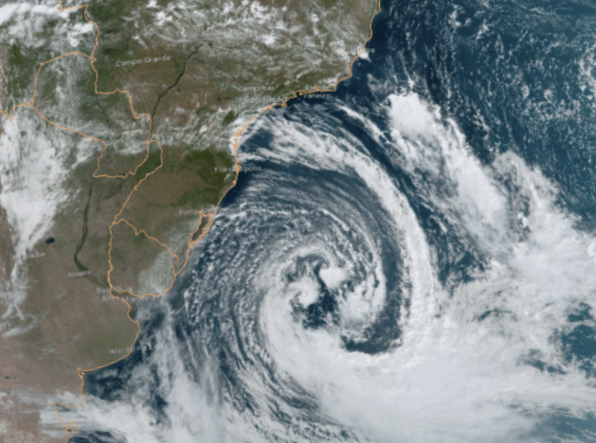 ALERTA: Ciclone no Paraná? SIMEPAR prevê chuvas e ventos que podem chegar á 100 km/h