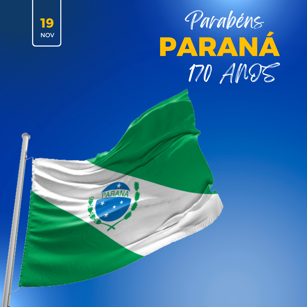 Estado do Paraná completa hoje 19 de Dezembro 170 anos de emancipação