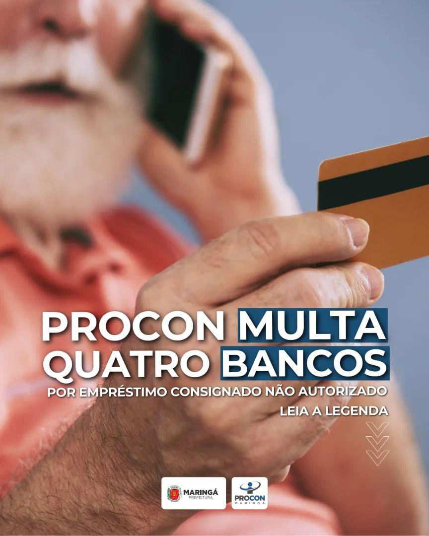 Procon de Maringá multa bancos em R$ 1,1 milhão