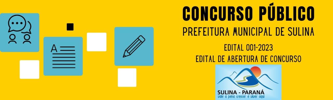 Concurso Prefeitura de Sulina – PR
