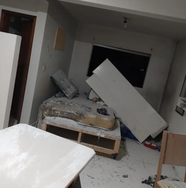 Explosão em condomínio de Ponta Grossa deixa uma pessoa gravemente ferida