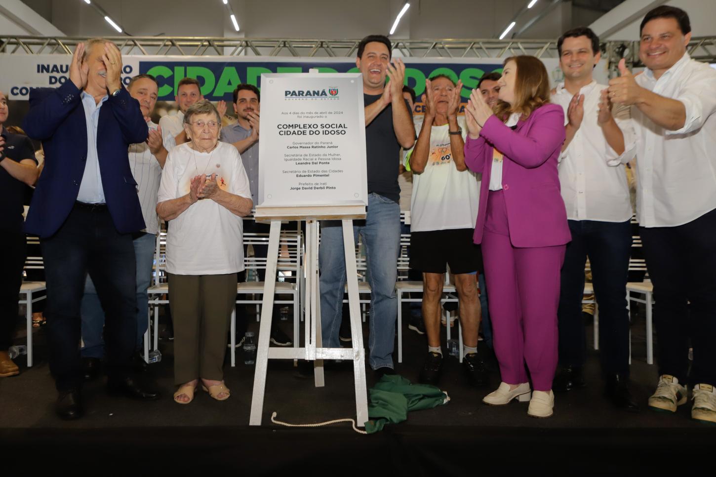 Governador do Paraná inaugura a Cidade do Idoso de Irati, espaço modelo para a população 60+ no Estado