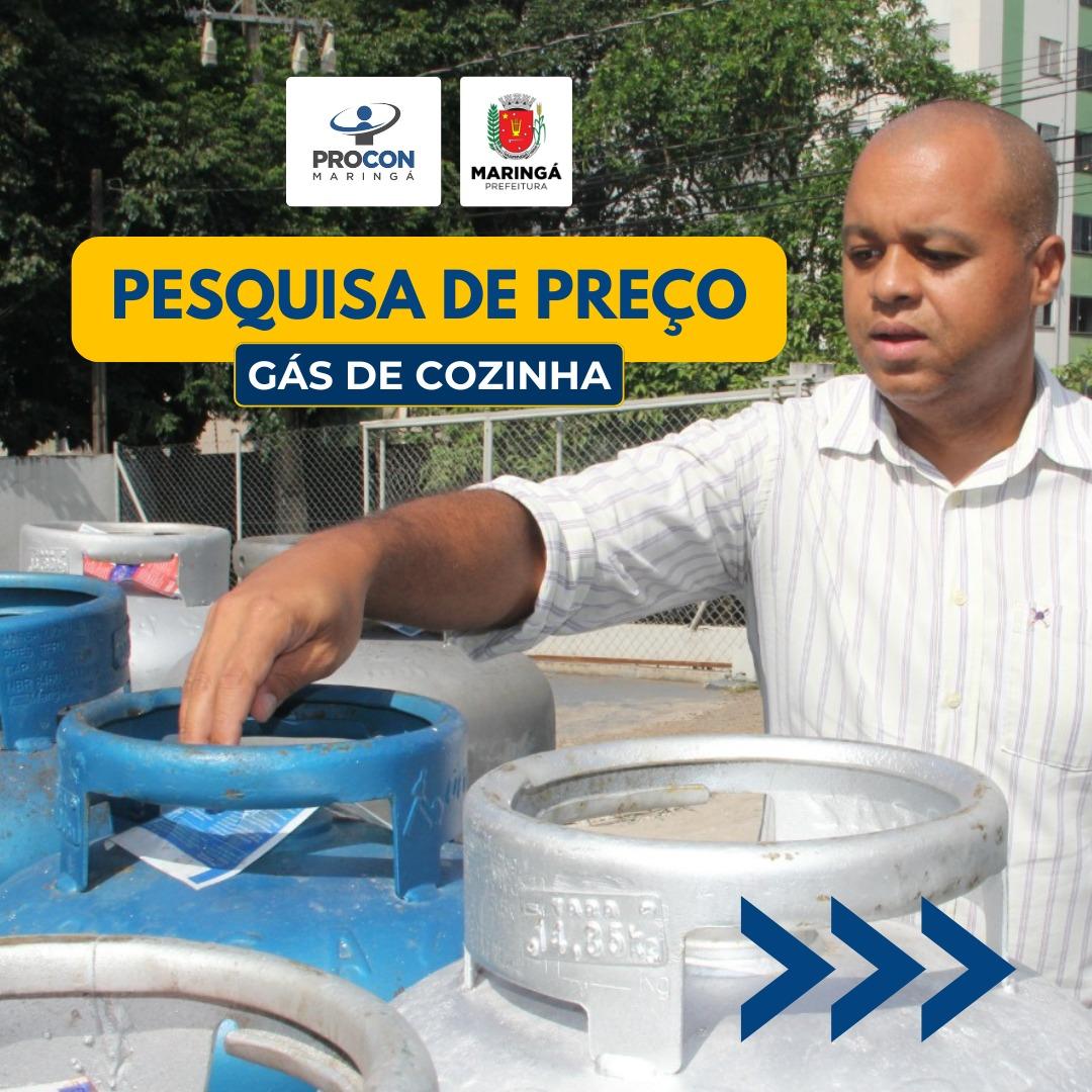 Procon Maringá indica diferença de até 41% em pesquisa sobre gás de cozinha
