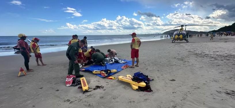 Dois jovens morrem afogados na Praia Mansa, em Matinhos no litoral Paranaense