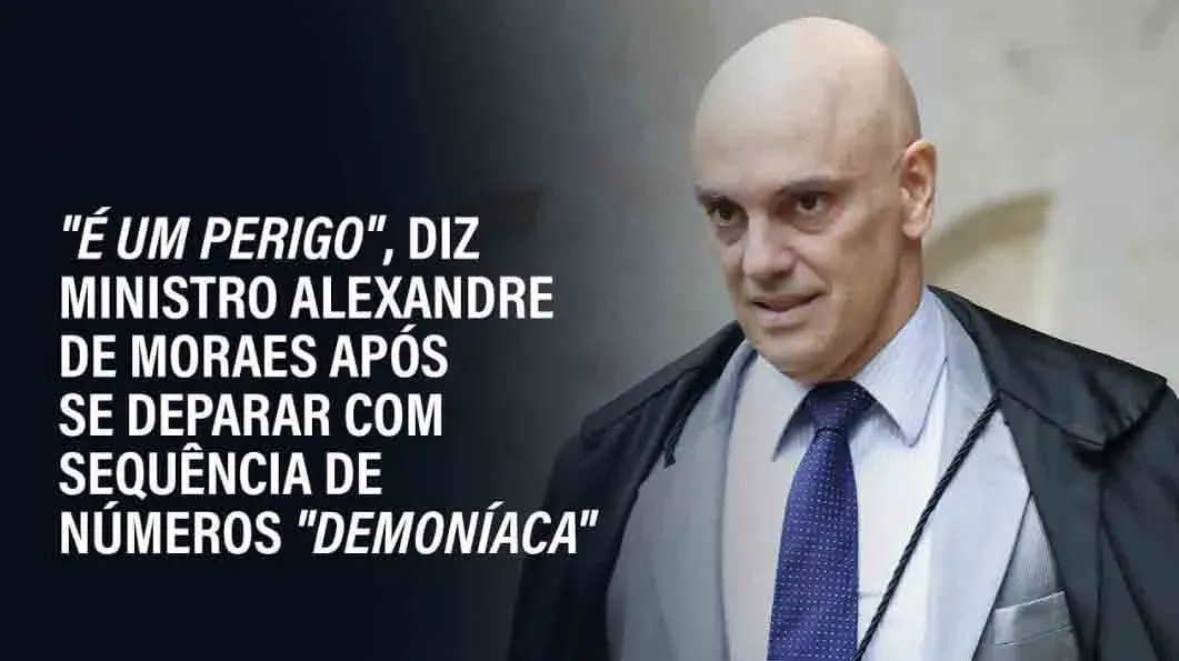 “É um perigo”: Ministro Alexandre de Moraes se espanta com “número da besta” em convênio