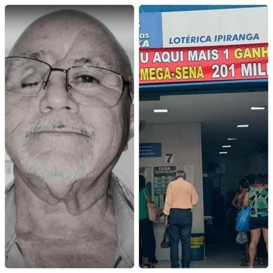 Ganhador da Mega-Sena morre em Cuiabá 24 dias após conquista do prêmio de R$ 201 Milhões