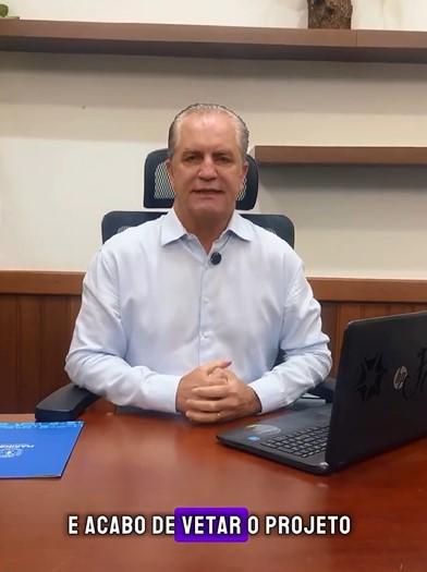 Prefeito de Maringá Ulisses Maia, veta aumento salarial para prefeito, vice-prefeita, secretários e vereadores para 2025