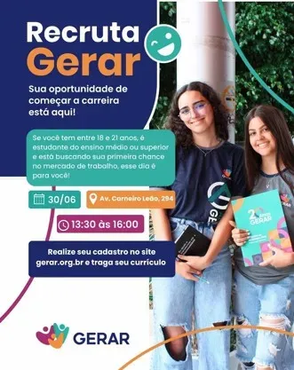 Oportunidade para o primeiro emprego em Maringá será nesta segunda-feira, 30/06
