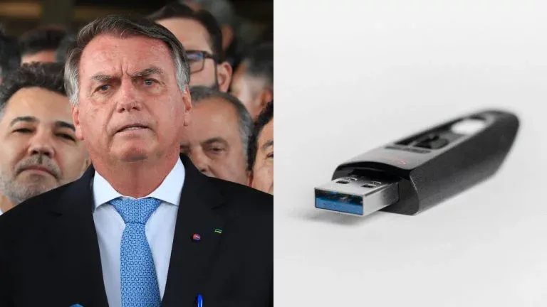 Perícia da PF em Pen Drive Encontrado no Banheiro de Bolsonaro é Concluída e Conteúdo é Considerado Irrelevante