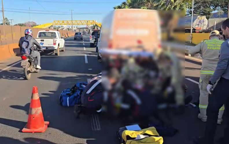 Em menos de uma hora mais um acidente grave na BR-376 em Sarandi