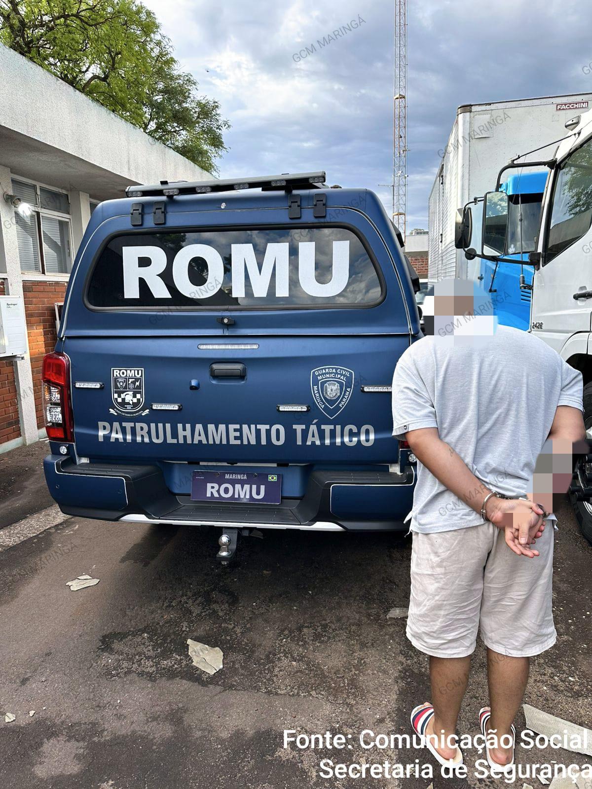 Guarda Civil de Maringá prende foragido da Justiça condenado por homicídio