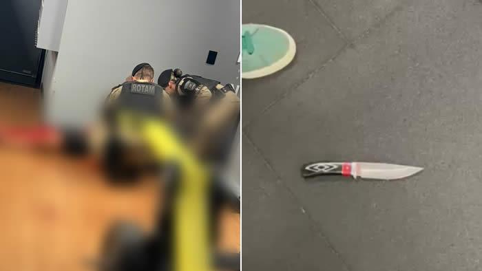Discussão em estacionamento termina com jovem morto a facadas dentro de academia em Londrina