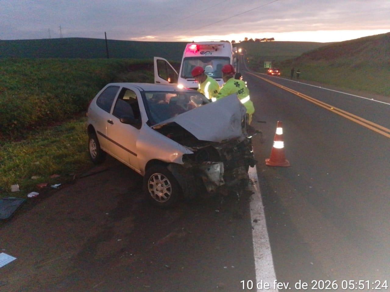 Tragédia na BR-369: Ultrapassagem em local proibido mata três moradores de Cambará em colisão frontal