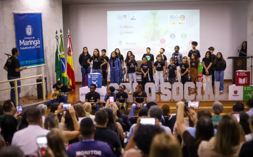 Prefeitura de Maringá é certificada no programa 'Selo Social' por projetos de impacto social alinhados aos ODS