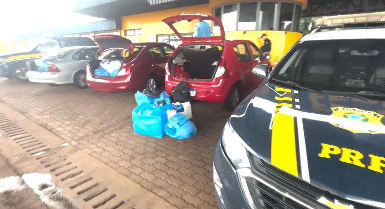 CERCO NA BR-277: PRF intercepta comboio com eletrônicos e vapes em Cascavel; destino era Guarapuava